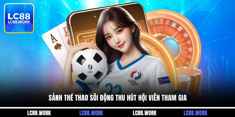 Sảnh thể thao sôi động thu hút hội viên tham gia